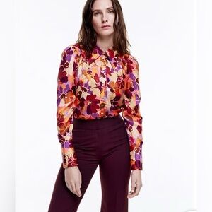 Smythe Multicolor Floral Blouse